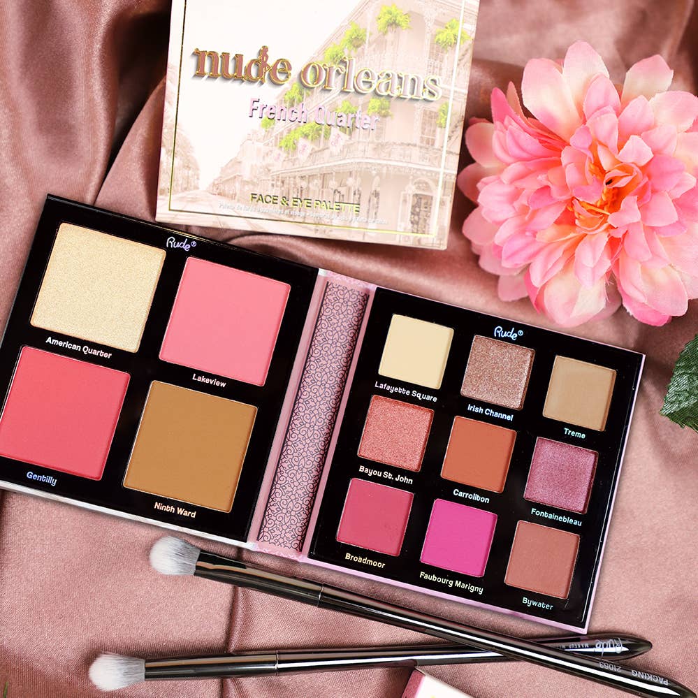 Nude Orleans Face & Eye Palette